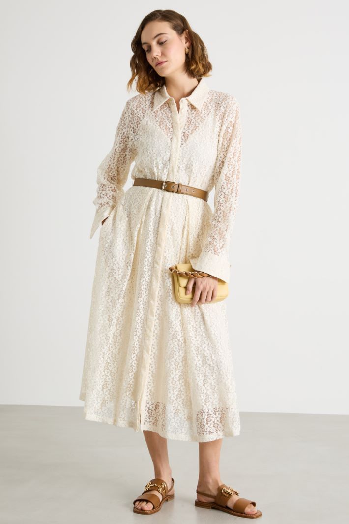 Lace shirt dress Intrend