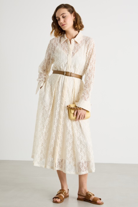 Lace shirt dress Intrend