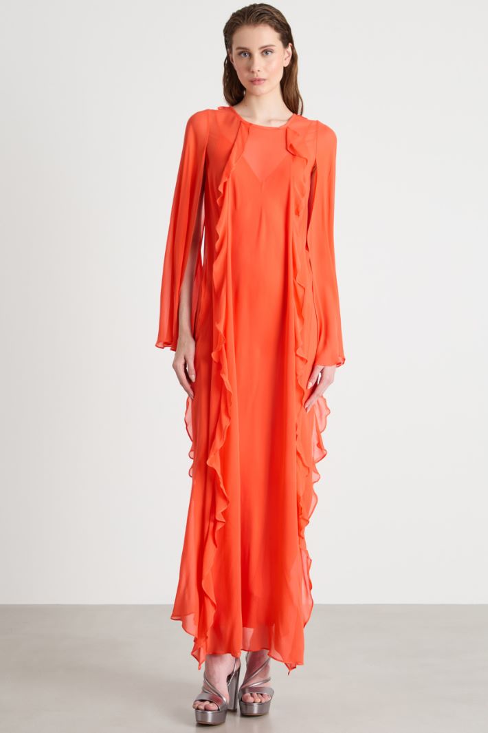 Ruffled georgette dress Intrend - 2