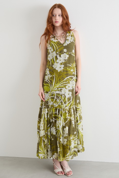 Abito in mussola stampata