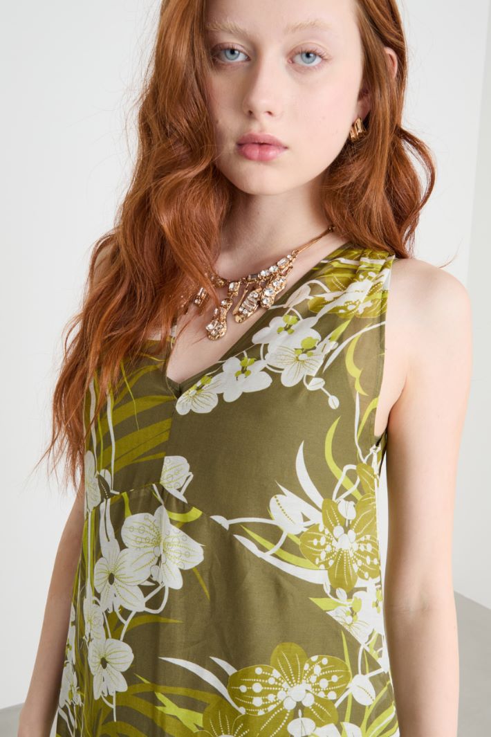 Printed muslin dress Intrend - 3