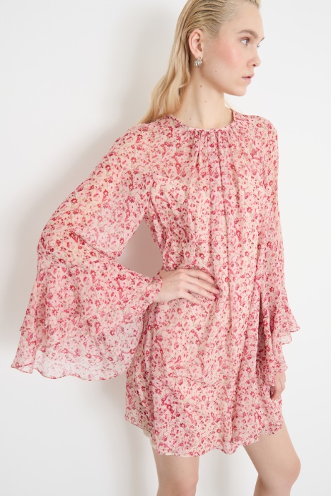 Abito in georgette stampata