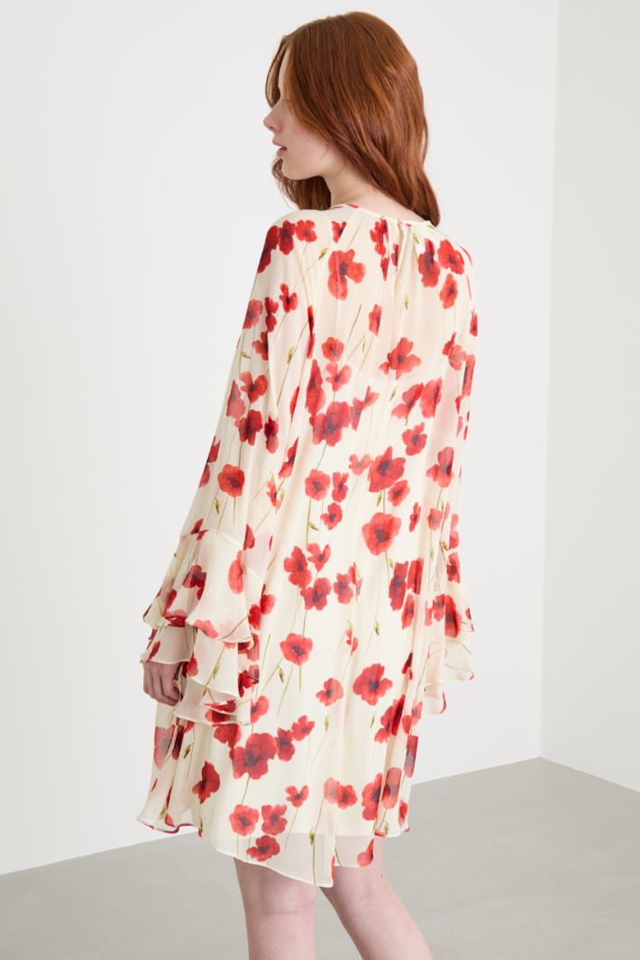 Printed georgette dress Intrend - 4