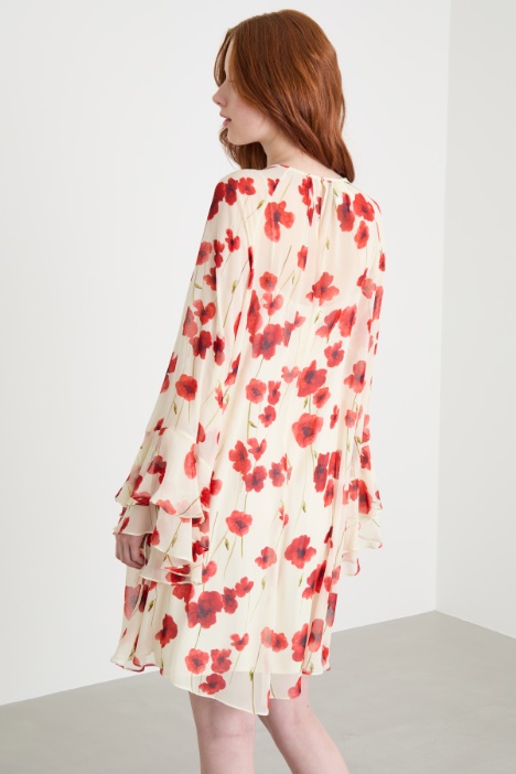 Abito in georgette stampata