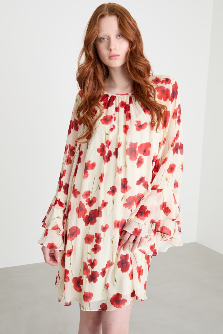 Printed georgette dress Intrend - 2