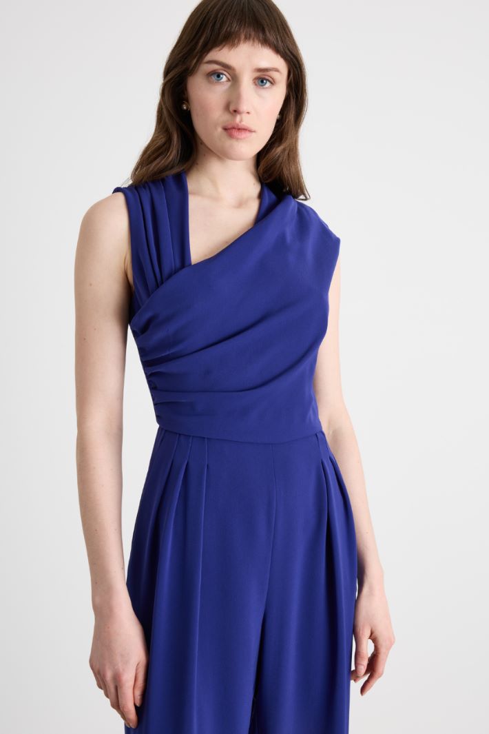 Tuta drappeggiata in cady Intrend - 3