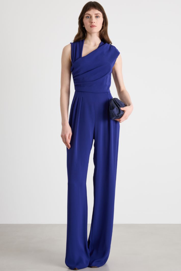 Tuta drappeggiata in cady Intrend