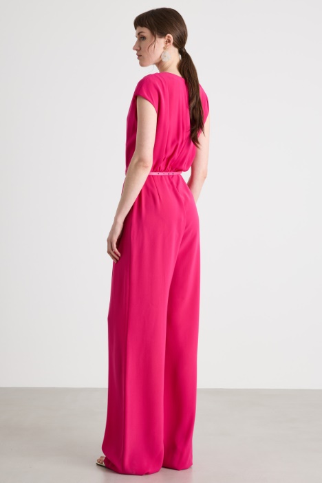 Tuta drappeggiata in cady