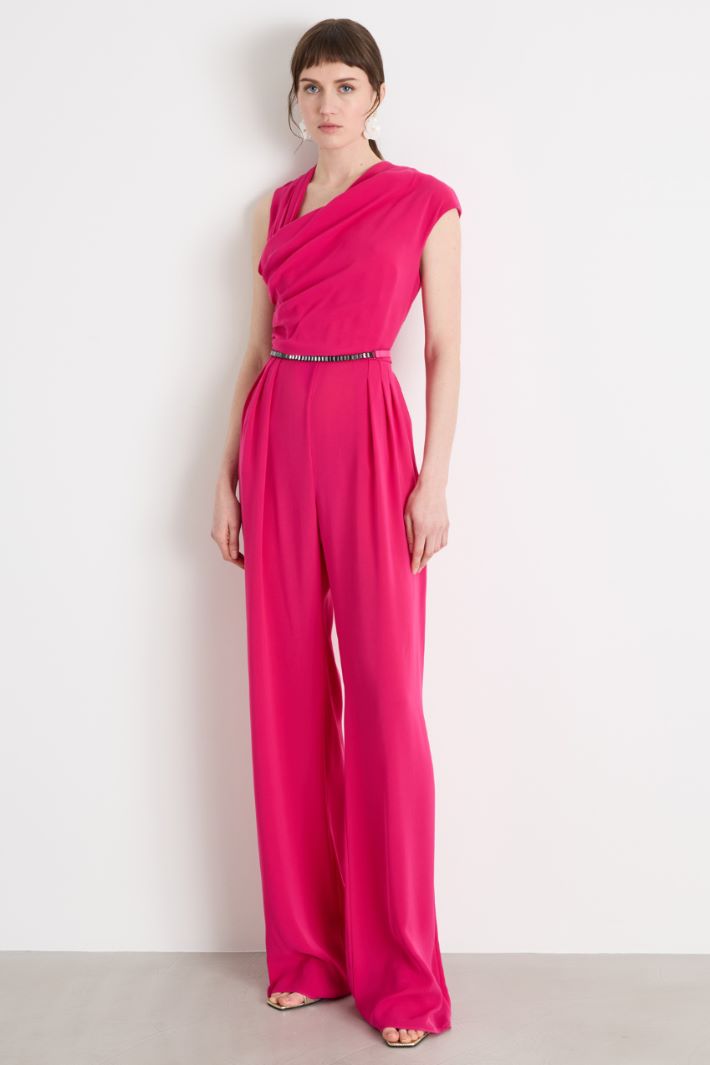 Tuta drappeggiata in cady Intrend - 2