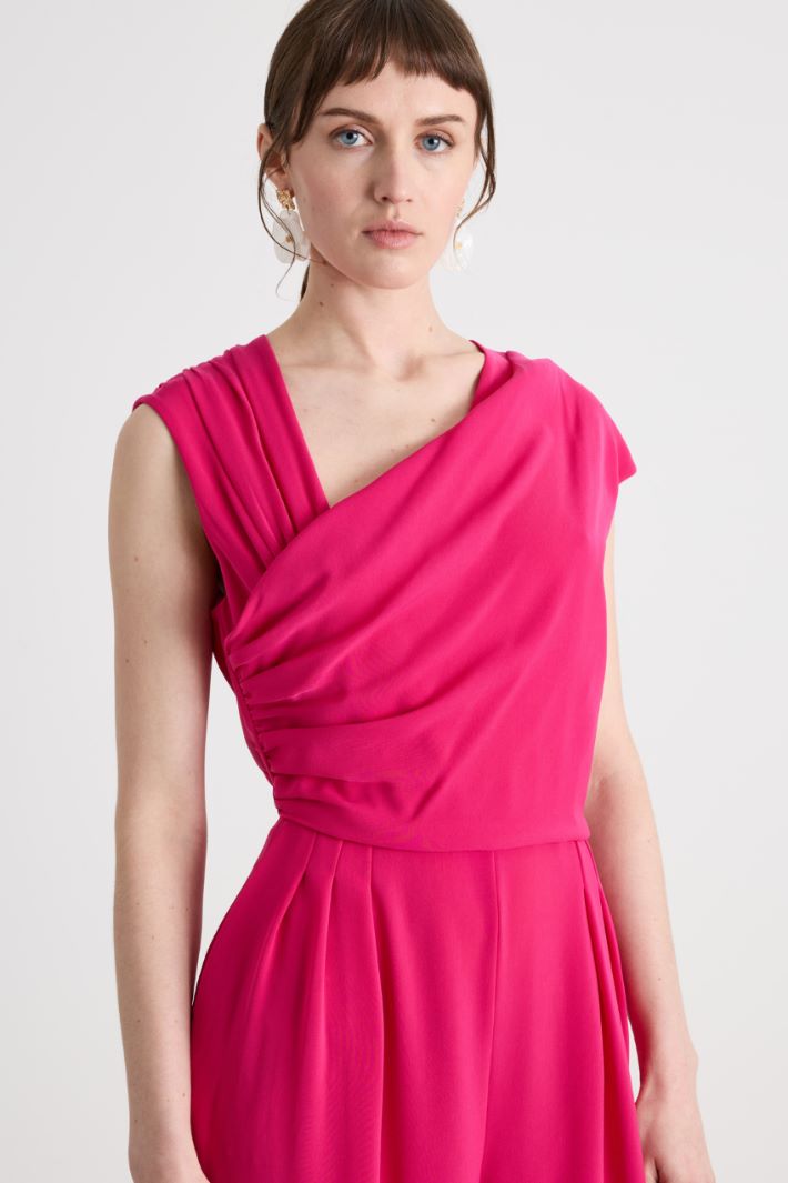 Tuta drappeggiata in cady Intrend - 3