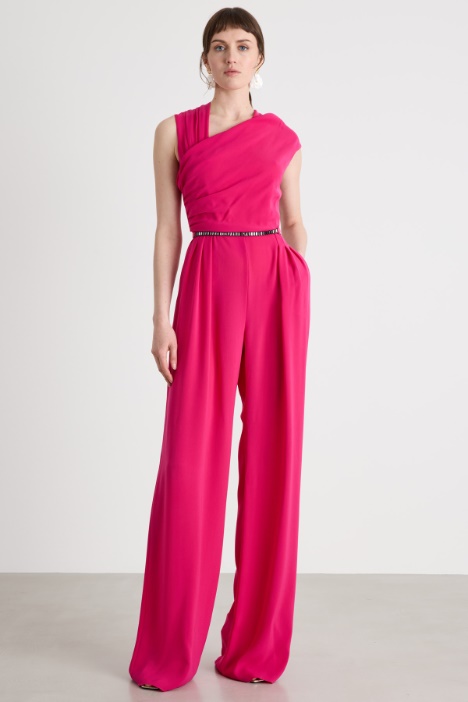 Tuta drappeggiata in cady Intrend