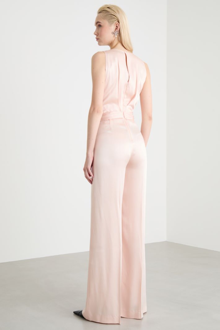 Sleeveless cady jumpsuit Intrend - 4