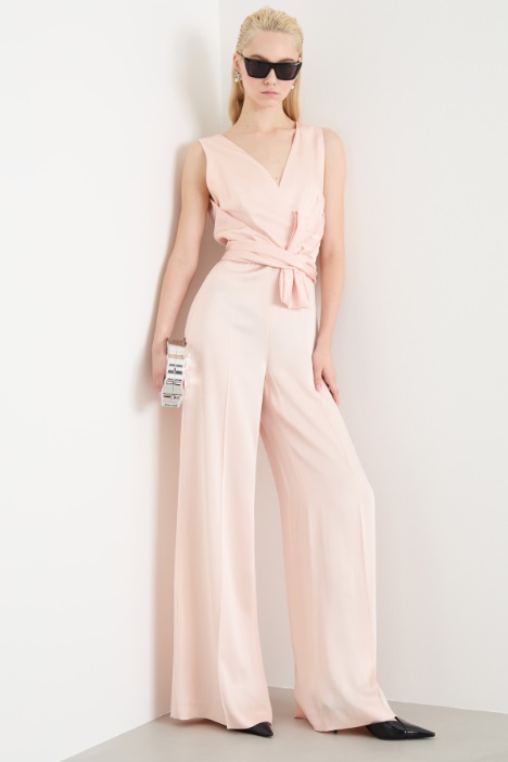 Sleeveless cady jumpsuit Intrend