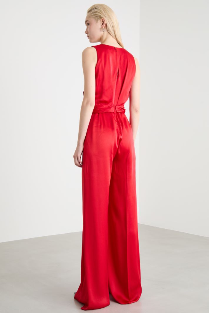 Sleeveless cady jumpsuit Intrend - 4