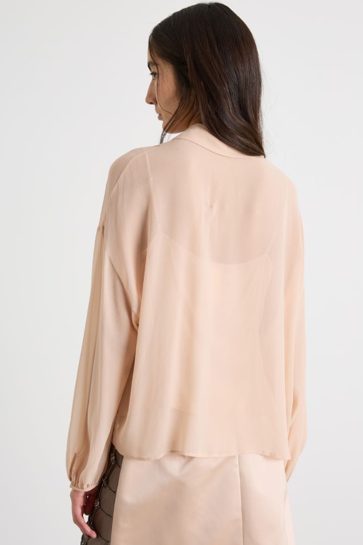 Blusa con  maniche a sbuffo Intrend - 4