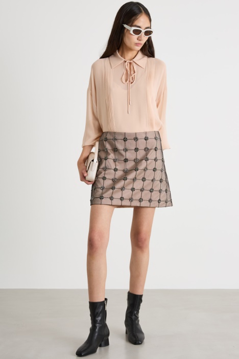 Blusa con  maniche a sbuffo Intrend