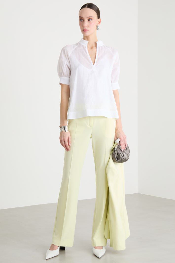 Ramie Gauze Blouse Intrend