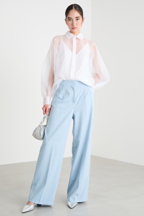 Blusa in organza Intrend