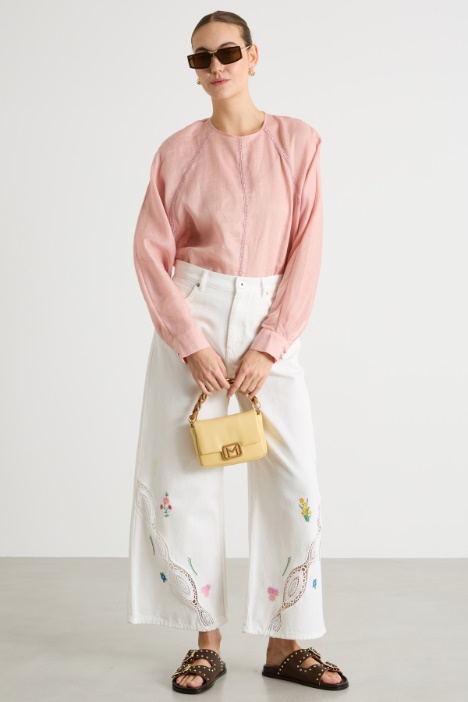 Blusa in garza leggera Intrend