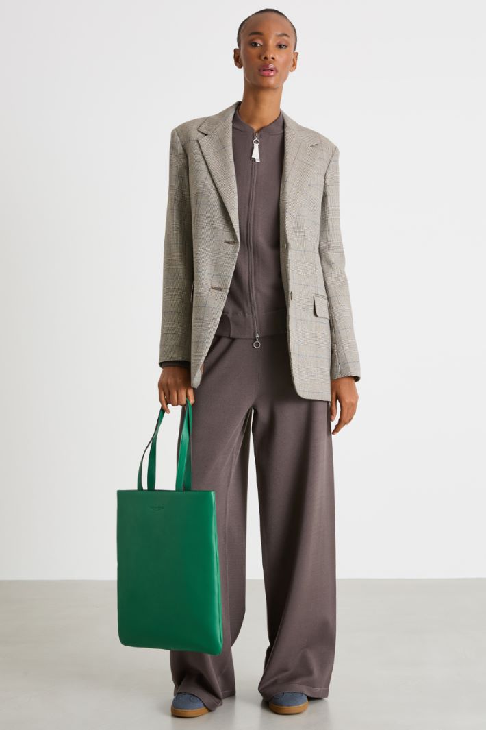 Boxy zip-through sweatshirt Intrend