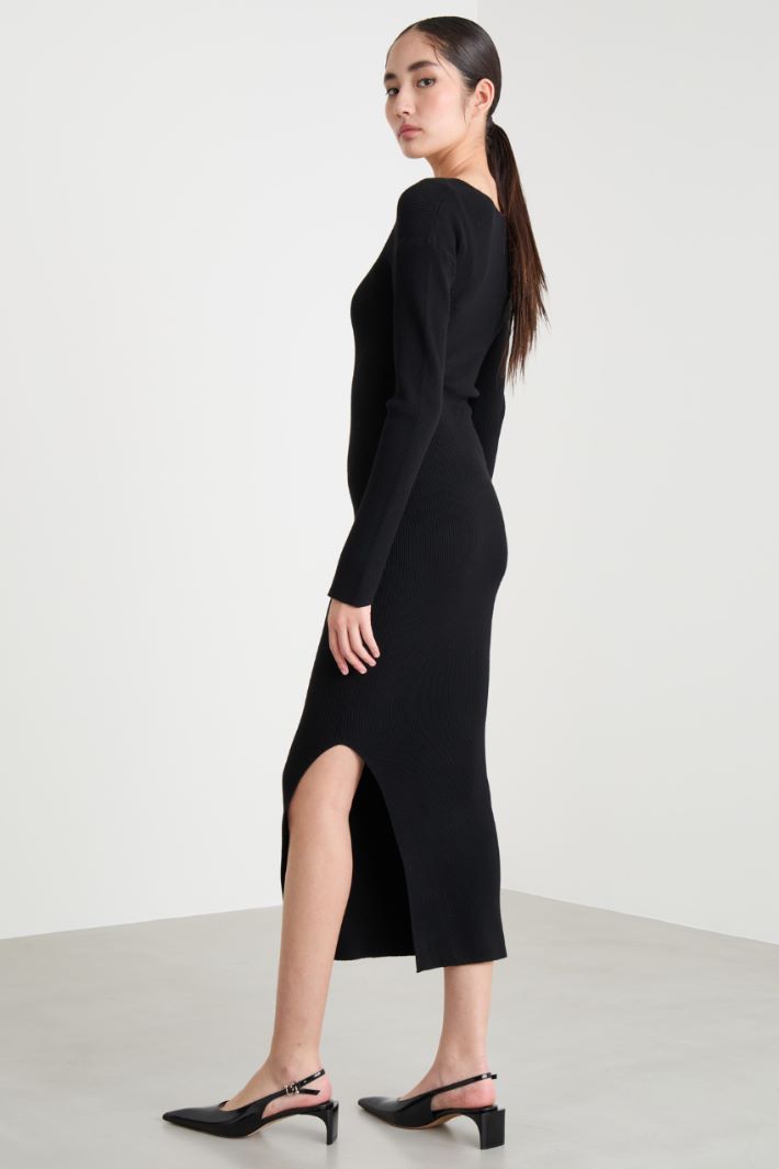 Knit sheath dress Intrend - 4