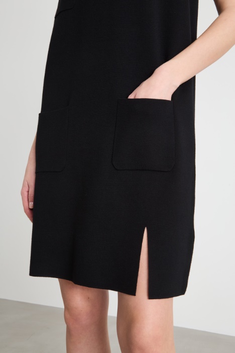 Abito in maglia con tasche