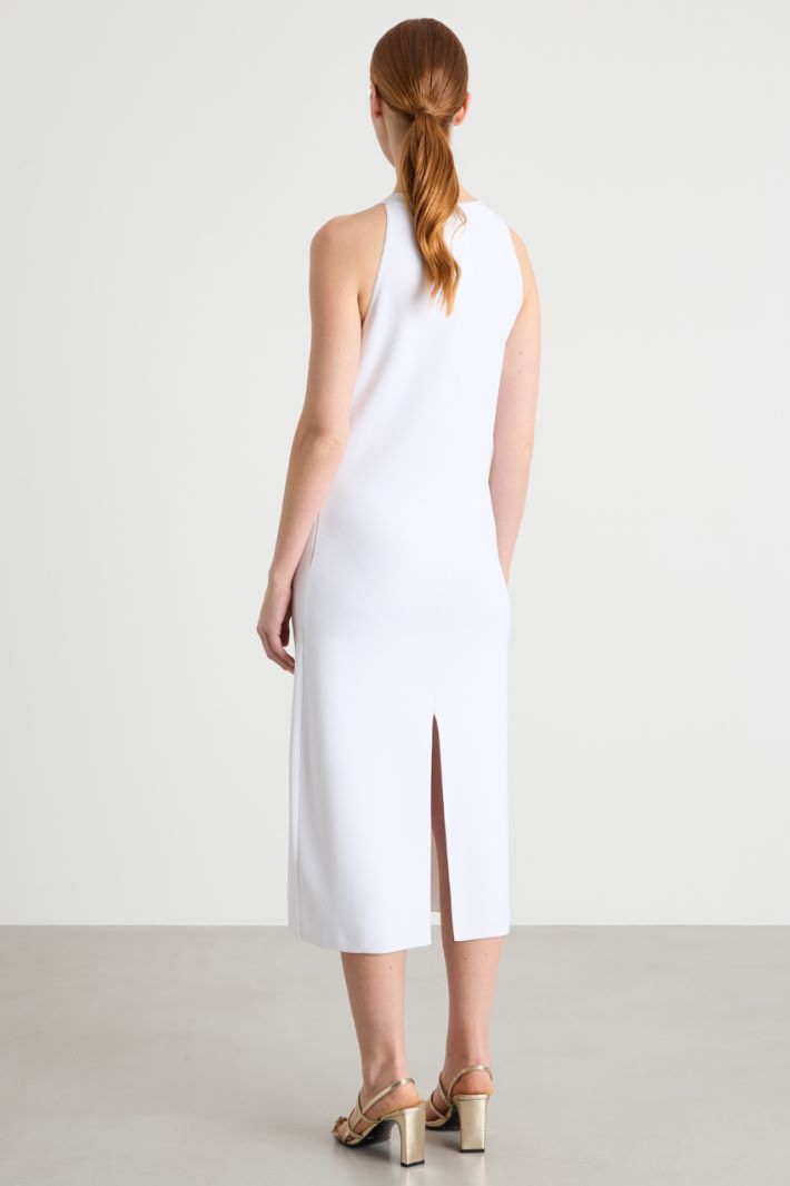Halter neck knit sheath dress Intrend - 4