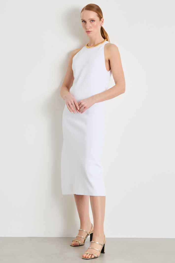 Halter neck knit sheath dress Intrend