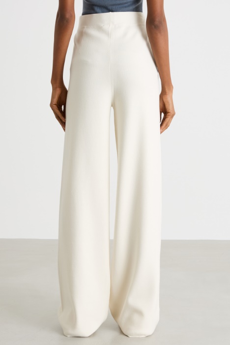 Pantalone con vita in maglia