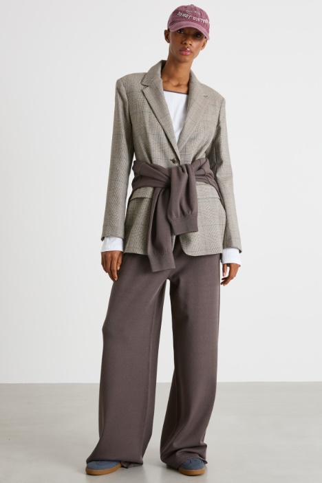 Stretch knit trousers Intrend