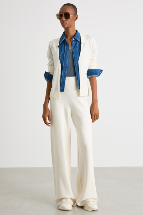 Wide V-neck cardigan Intrend