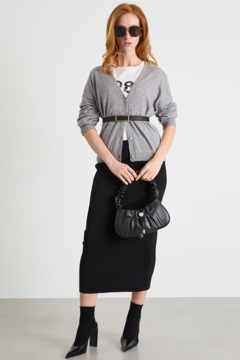 Dropped-Shoulder Cardigan Intrend