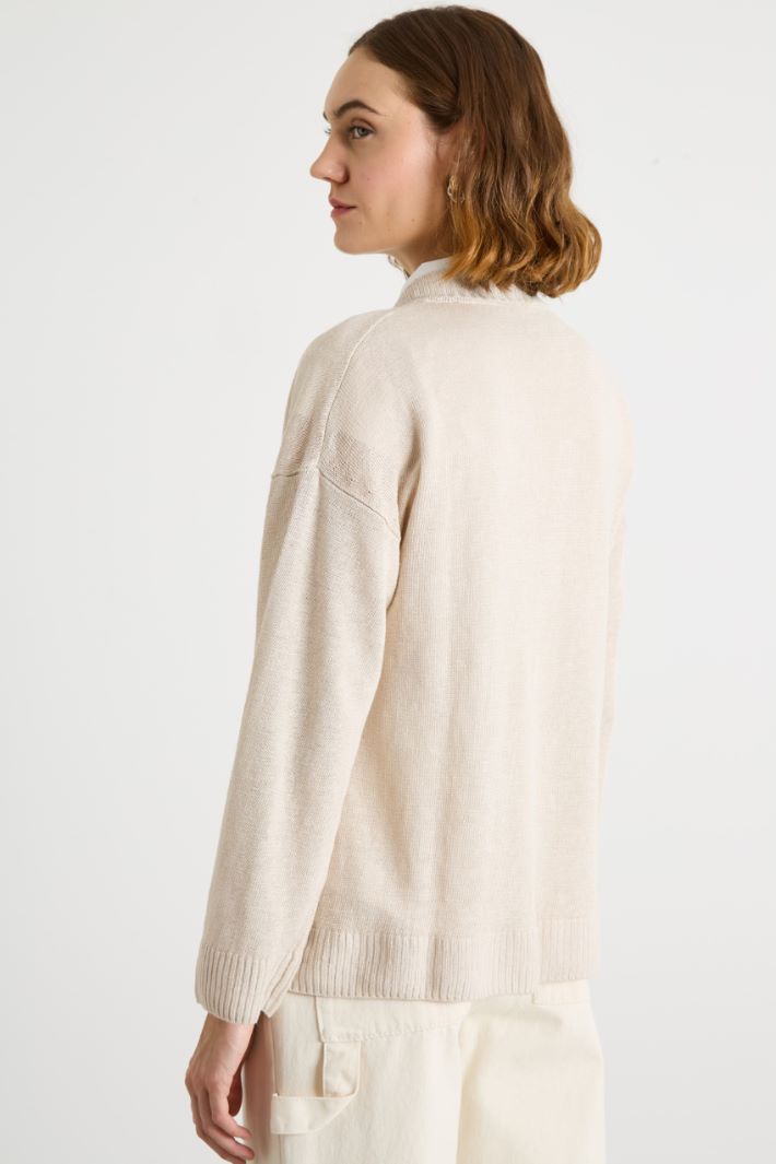 V-neck cardigan Intrend - 4