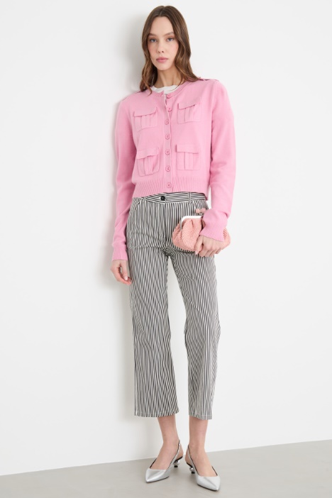 Flap-pocket cardigan Intrend