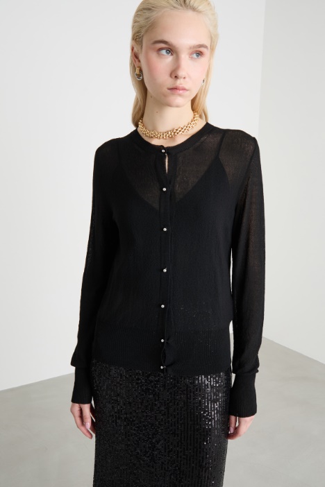 Cardigan dalla linea aderente