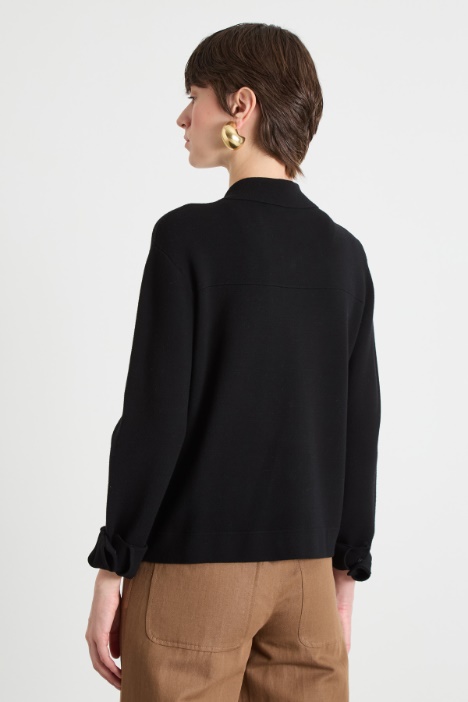 Giacca con bottoni a pressione