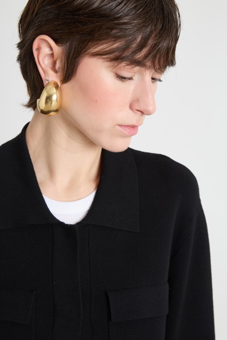 Giacca con bottoni a pressione