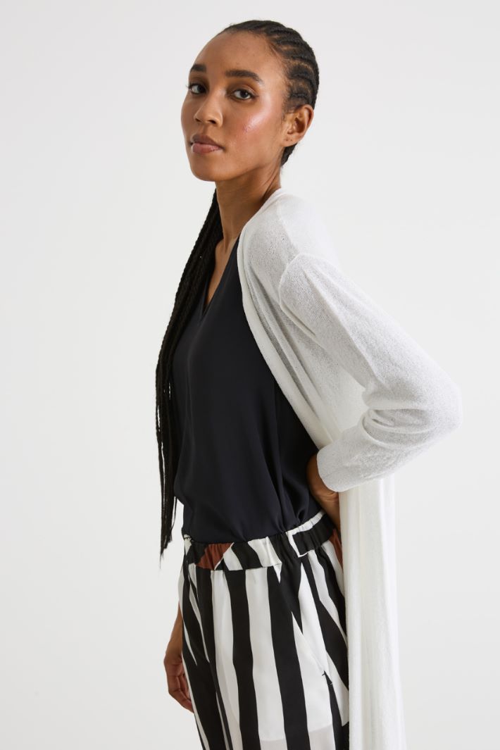 Long open-front cardigan Intrend - 3