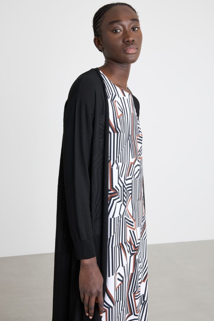 Long open-front cardigan Intrend - 3