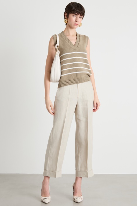 V-neck gilet Intrend