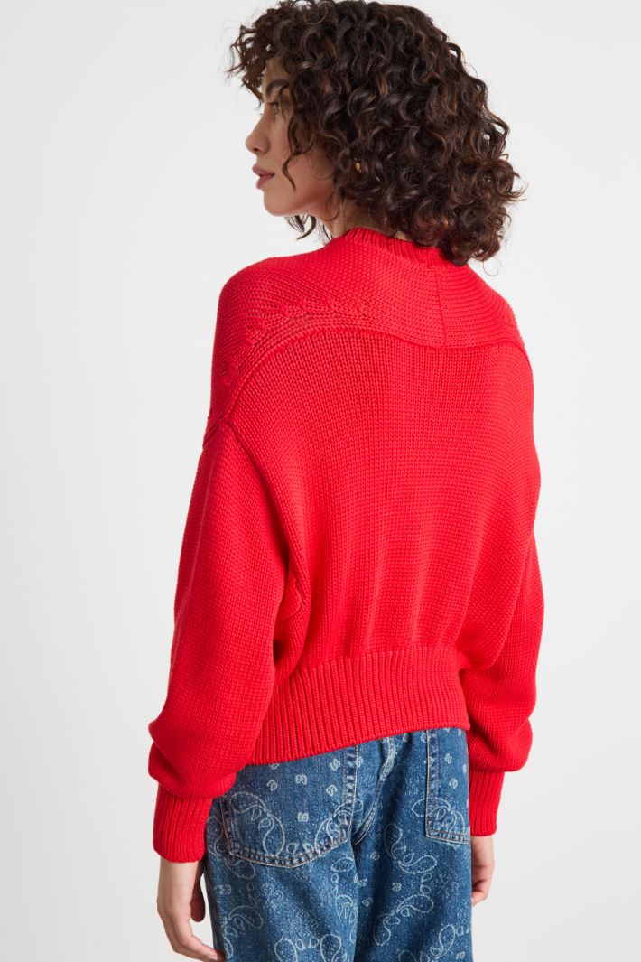 Dropped-shoulder jumper Intrend - 4