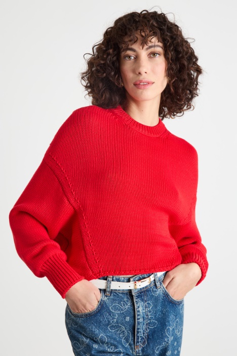 Dropped-shoulder jumper Intrend