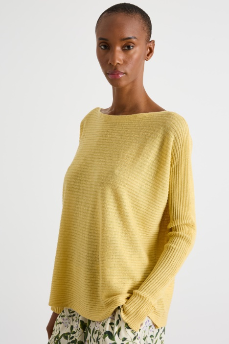Lightweight linen-blend jumper Intrend