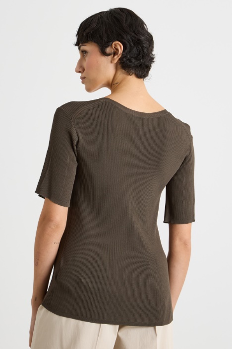 Maglia in viscosa crepe
