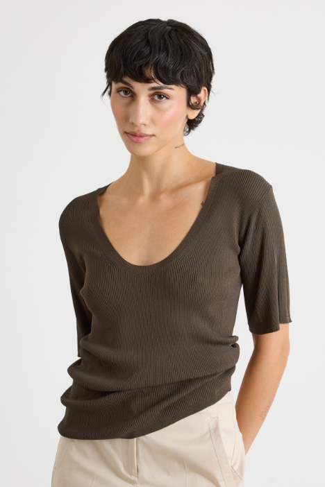 Crepe viscose knit Intrend