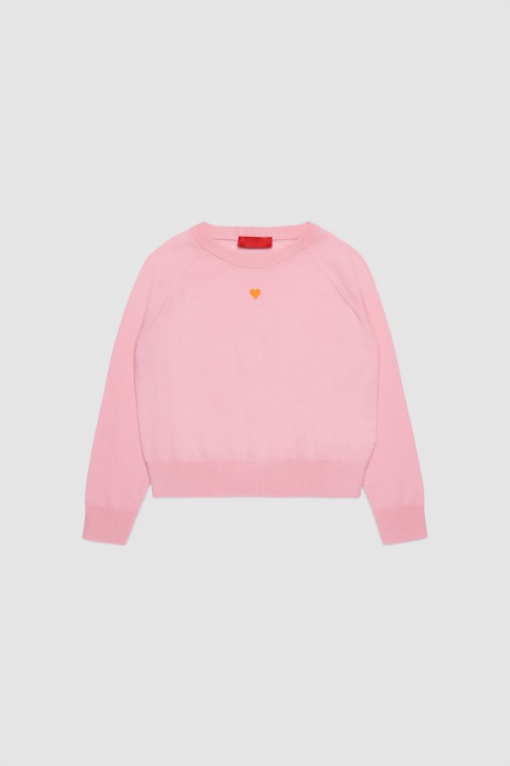 Embroidered Crew-Neck Jumper Intrend