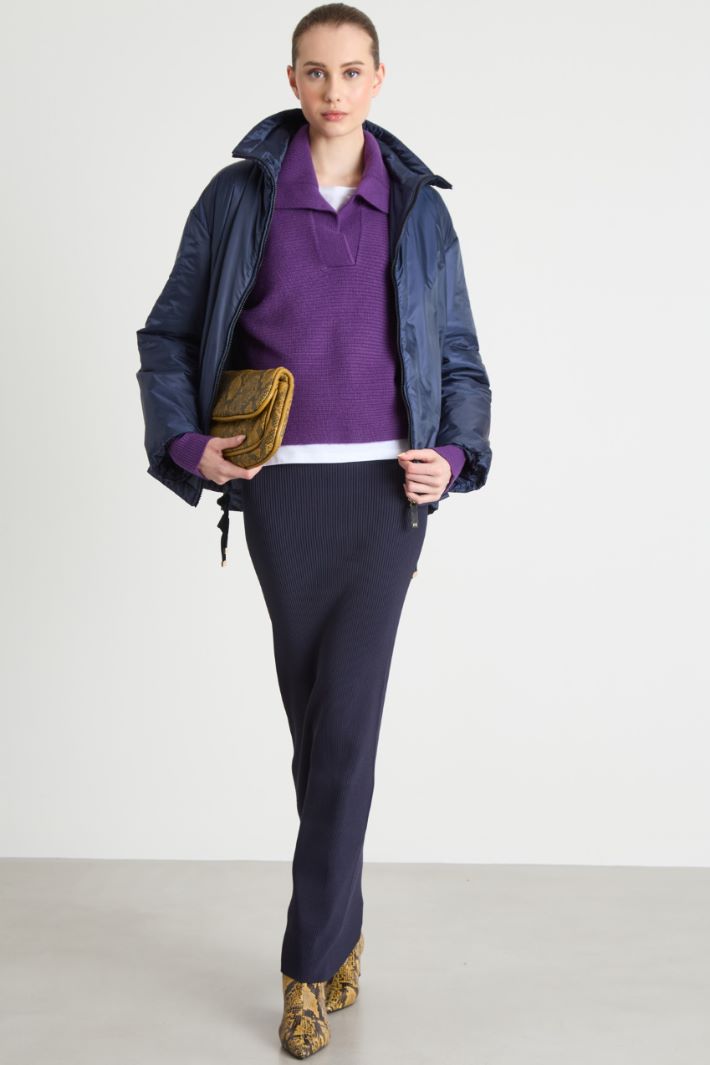 Oversized-Collar Jumper Intrend