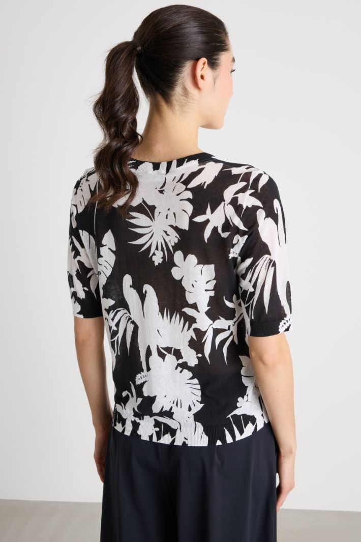 Maglia in organza stampata Intrend - 4