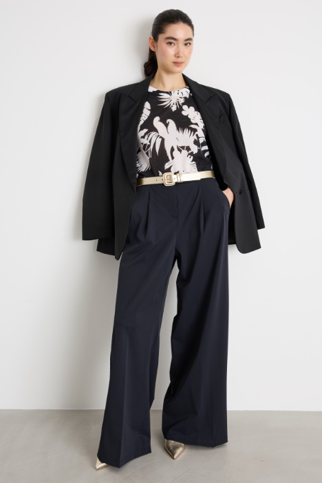 Printed Organza Top Intrend