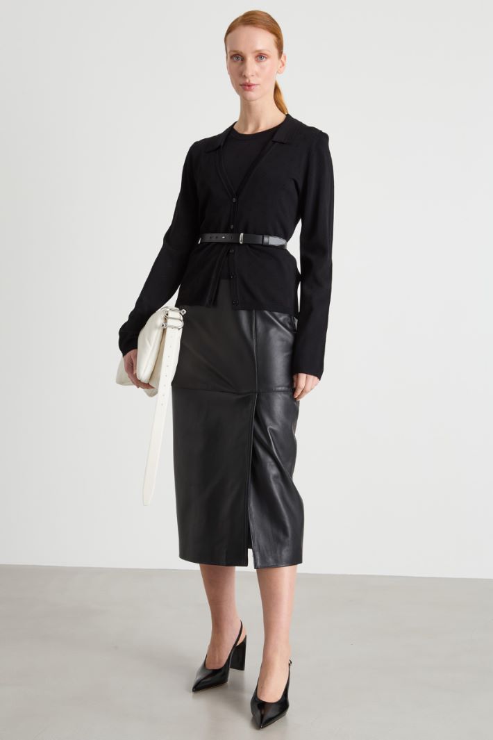 Short-Sleeved Knit Top Intrend